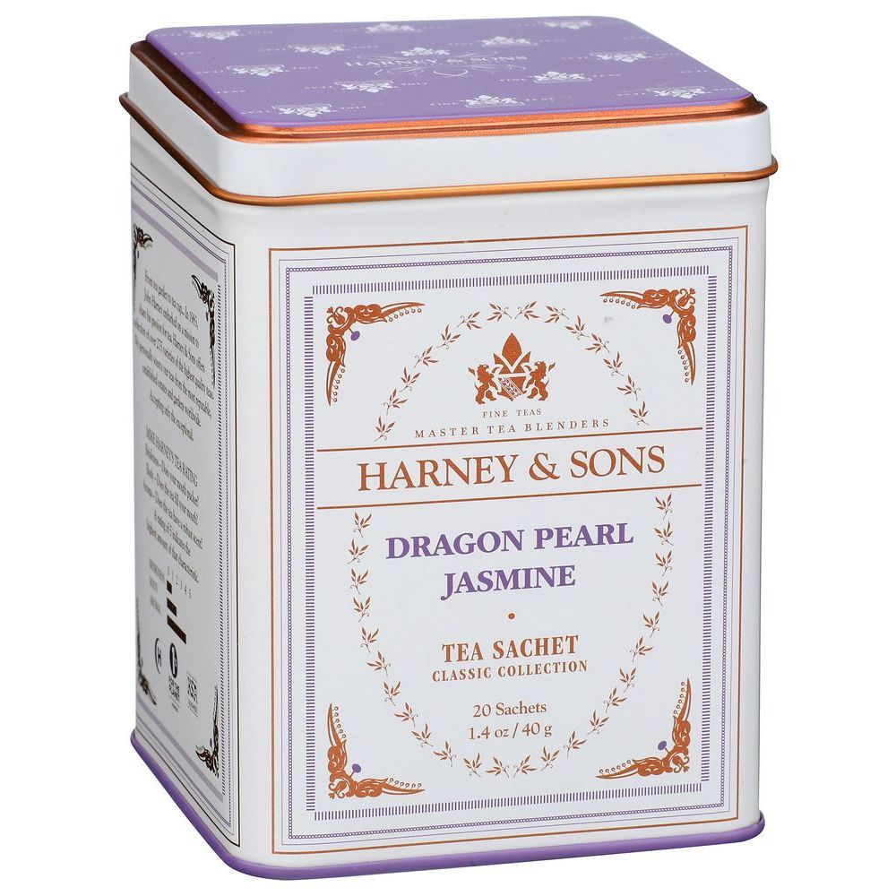 Harney & Sons Dragon Pearl Jasmine Tea, 20 Tea Bags -- 4 Per Case