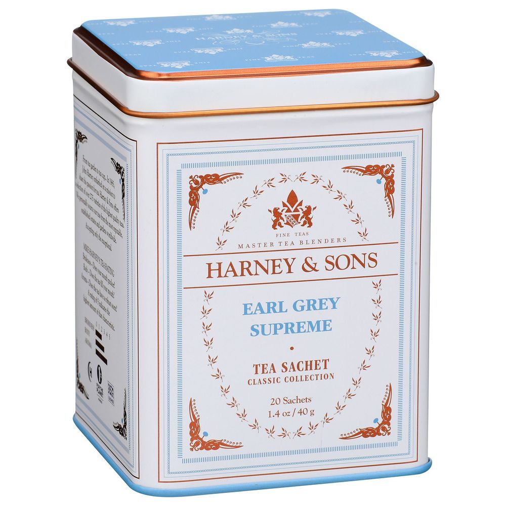 Harney & Sons Earl Gray Supreme Tea, 20 Tea Bags -- 4 Per Case