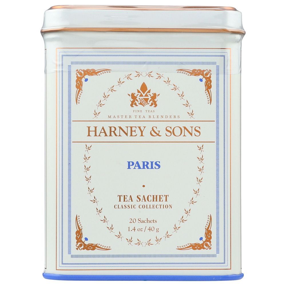 Harney & Sons Paris Black Tea, 20 Tea Bags -- 4 Per Case