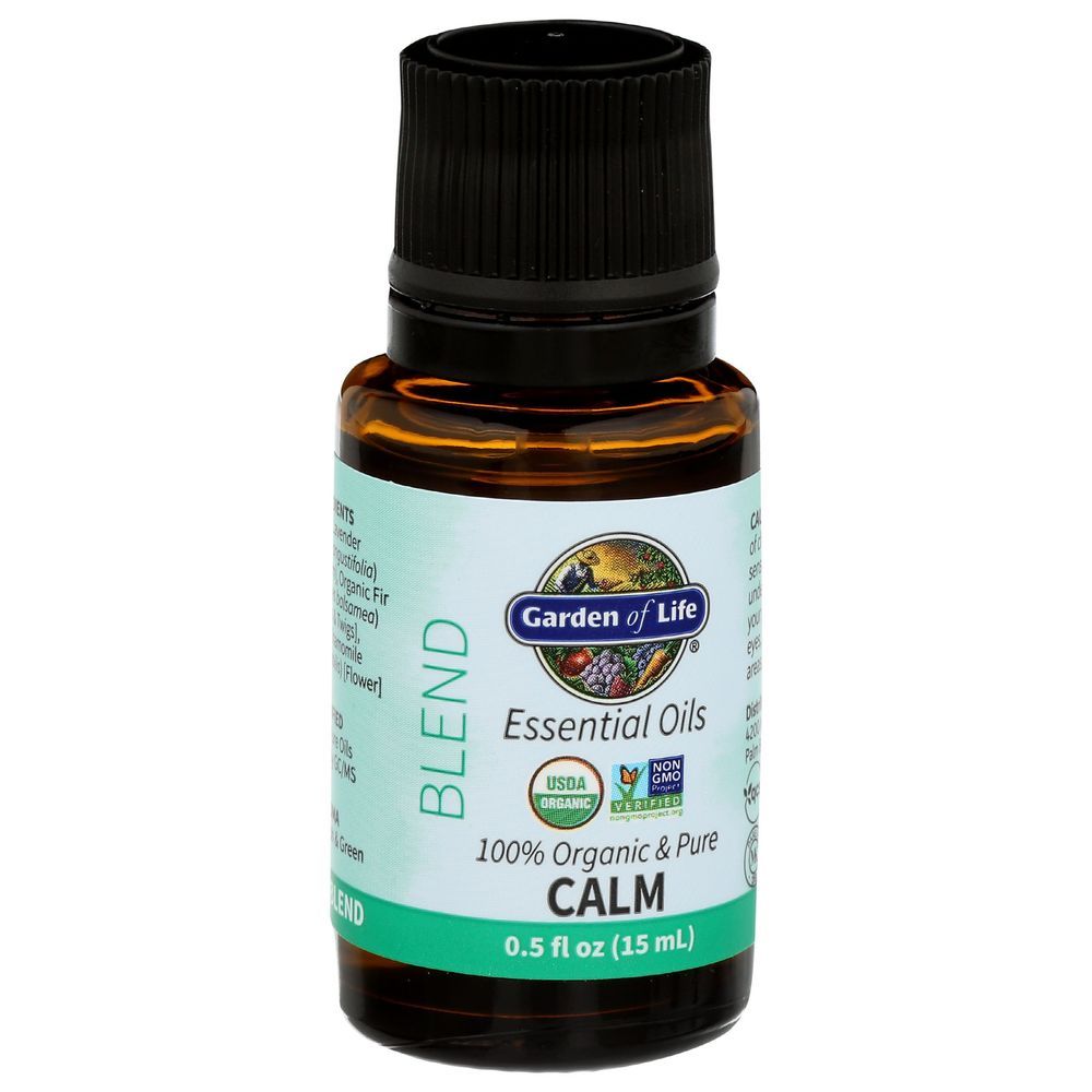 Garden Of Life 100 Percent Organic And Pure Calm Blend Essential Oil, 0.5 Fluid Ounce