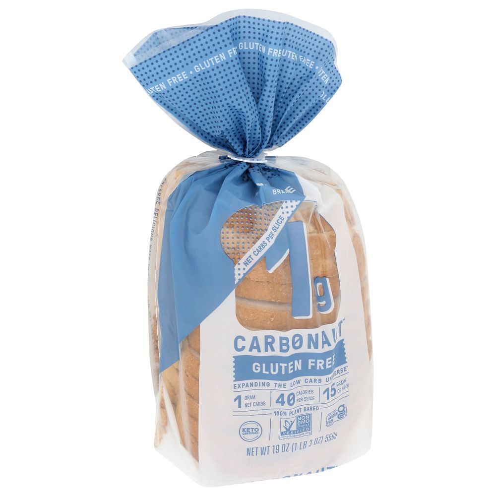 Carbonaut Gluten Free White Bread, 19 Ounce -- 8 Per Case