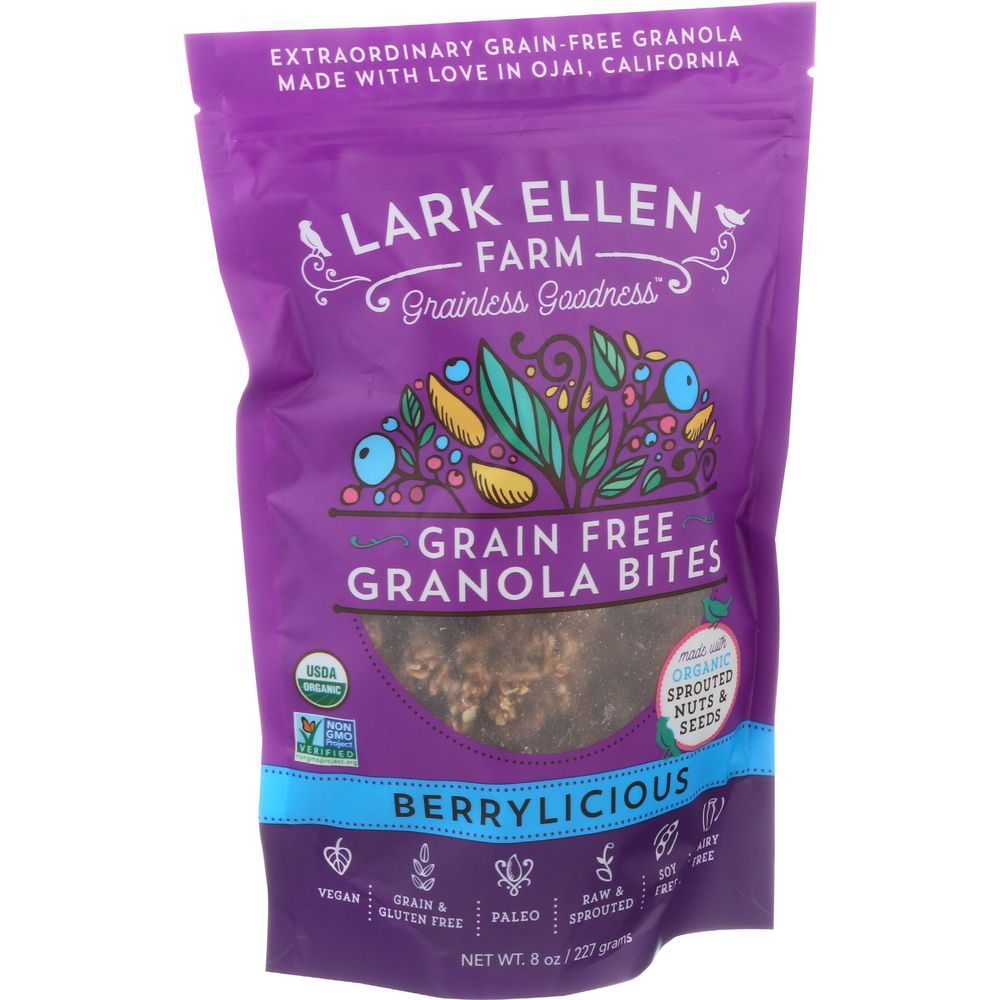 Lark Ellen Farm Berrylicious Granola Bites, 8 Ounce -- 6 Per Case