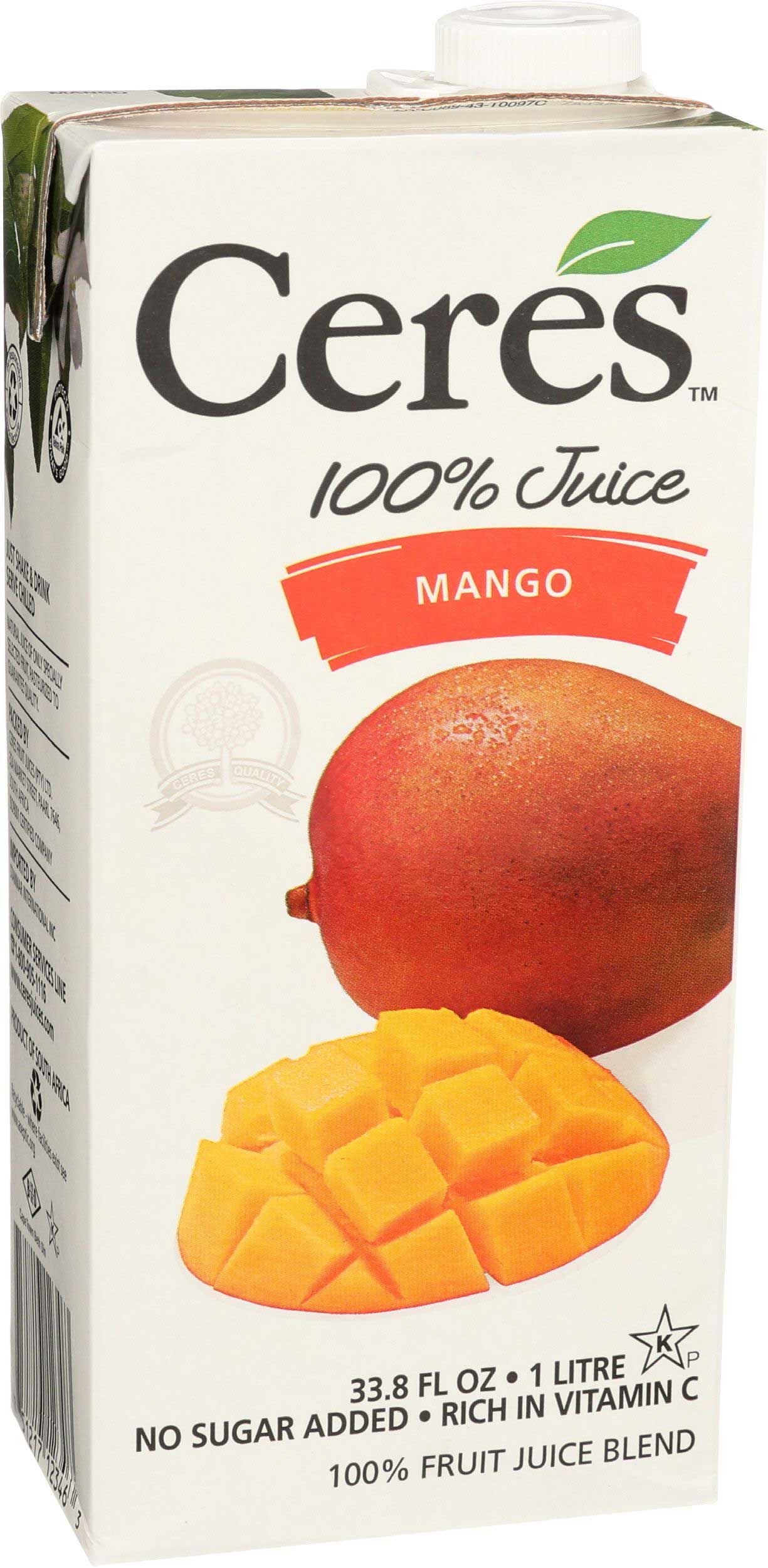 Ceres Mango Juice, 33.8 Fluid Ounce -- 12 Per Case