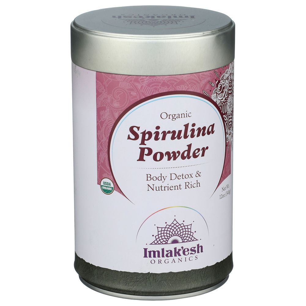 Imlak'esh Organics Raw Spirulina Powder, 14 Ounce