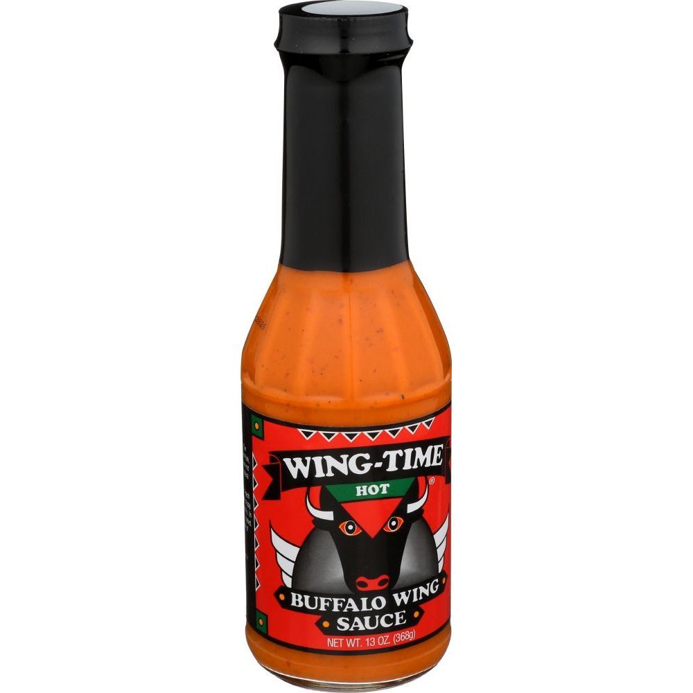 Wing Time Hot Buffalo Wing Sauce, 13 Ounce -- 6 Per Case