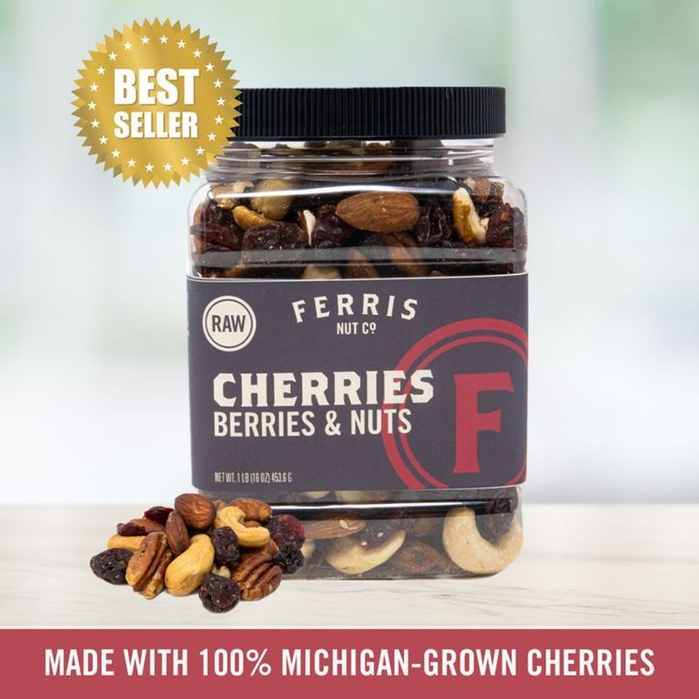 Ferris Coffee And Nut Raw Cherries Berries And Nuts, 16 Ounce -- 12 Per Case