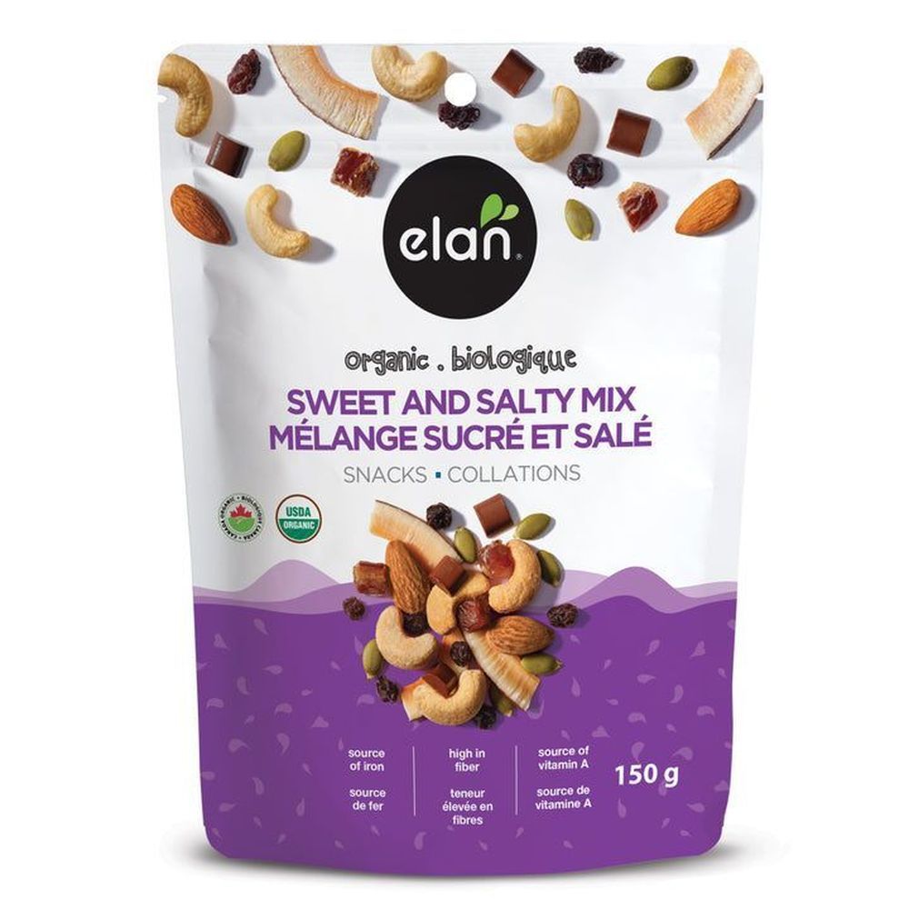 Elan Organic Sweet And Salty Mix, 5.3 Ounce -- 8 Per Case