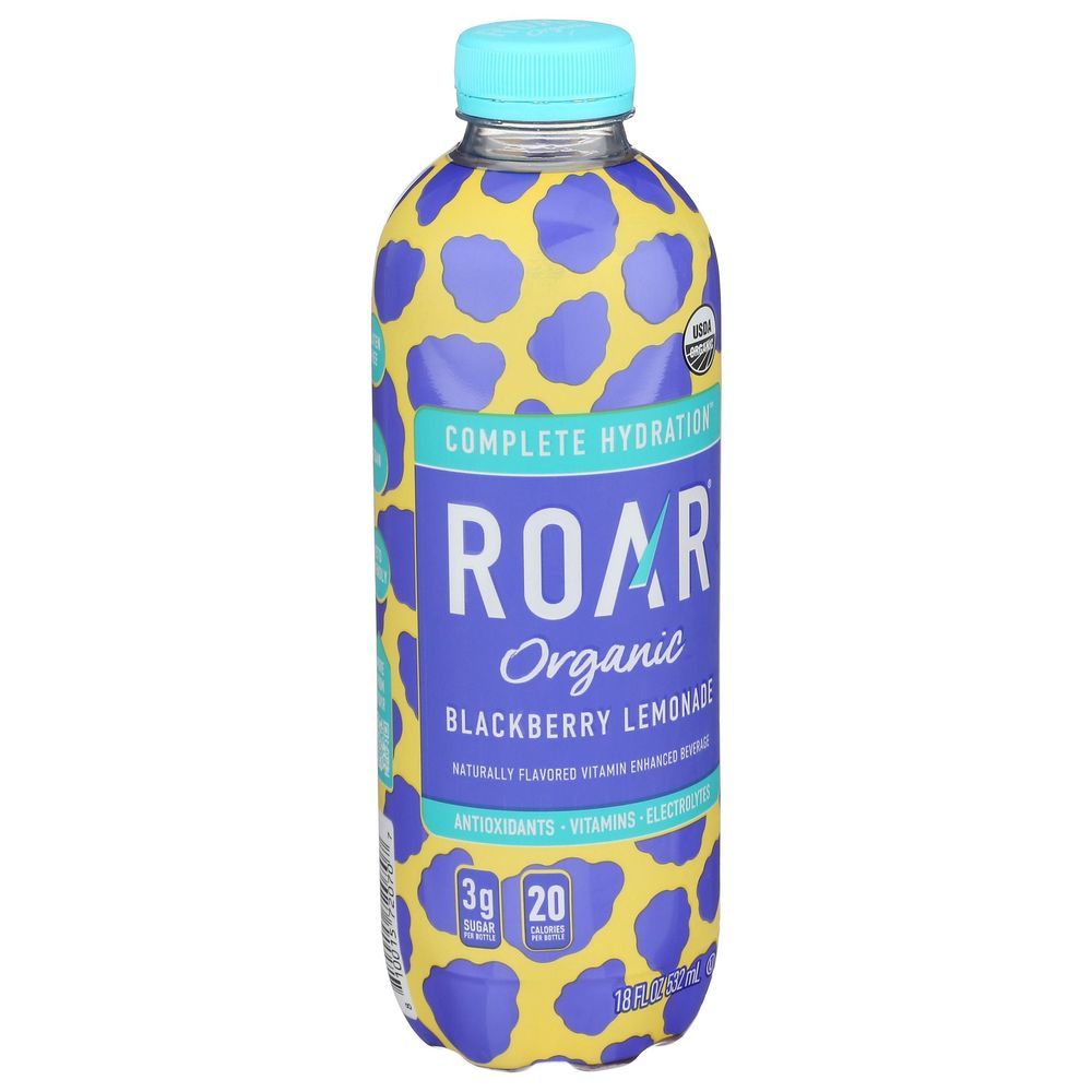 Roar Organic Blackberry Lemonade, 18 Fluid Ounce -- 12 Per Case
