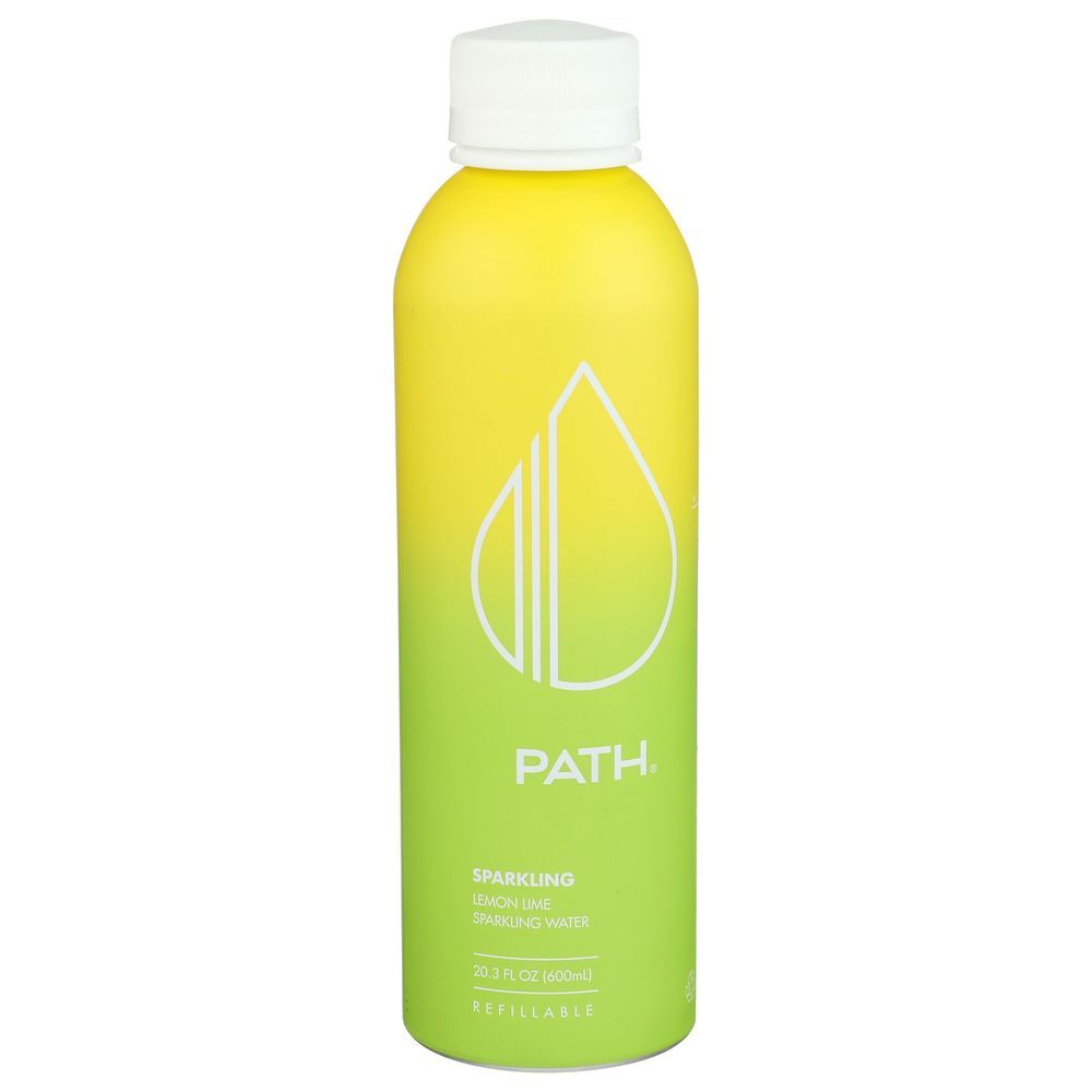 Pathwater Lemon Lime Sparkling Water, 20.3 Fluid Ounce -- 12 Per Case