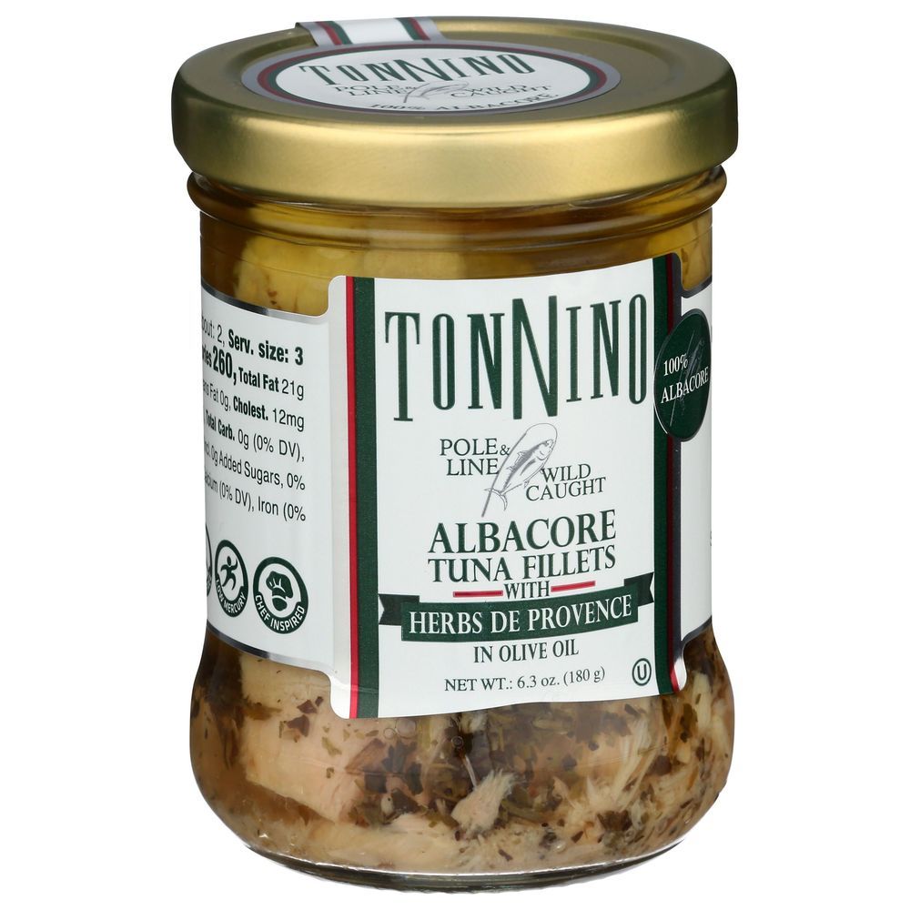 Tonnino Albacore Tuna Fillets With Herbs De Provence, 6.3 Ounce -- 6 Per Case
