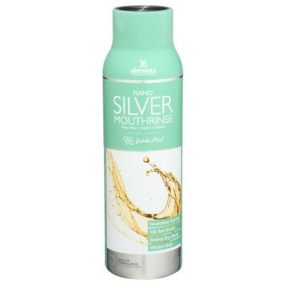 Elementa Silver Wintermint Mouth Rinse, 20 Ounce