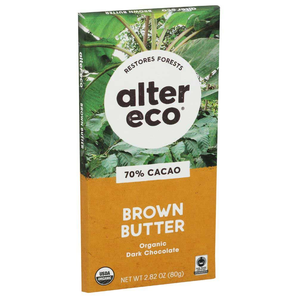 Alter Eco Americas Organic Dark Salted Brown Butter, 2.82 Ounce -- 12 Per Case