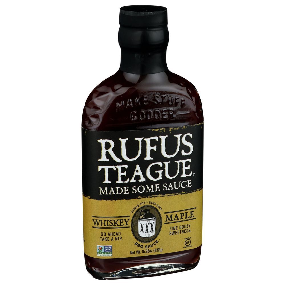 Rufus Teague Whiskey Maple Bbq Sauce, 15.25 Ounce -- 6 Per Case