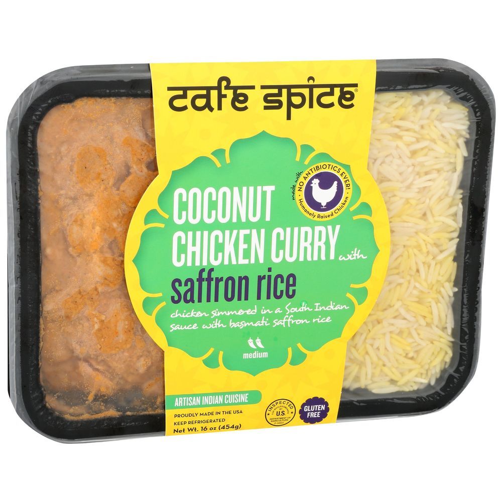 Cafe Spice Coconut Chicken Curry With Saffron Rice, 16 Ounce -- 6 Per Case