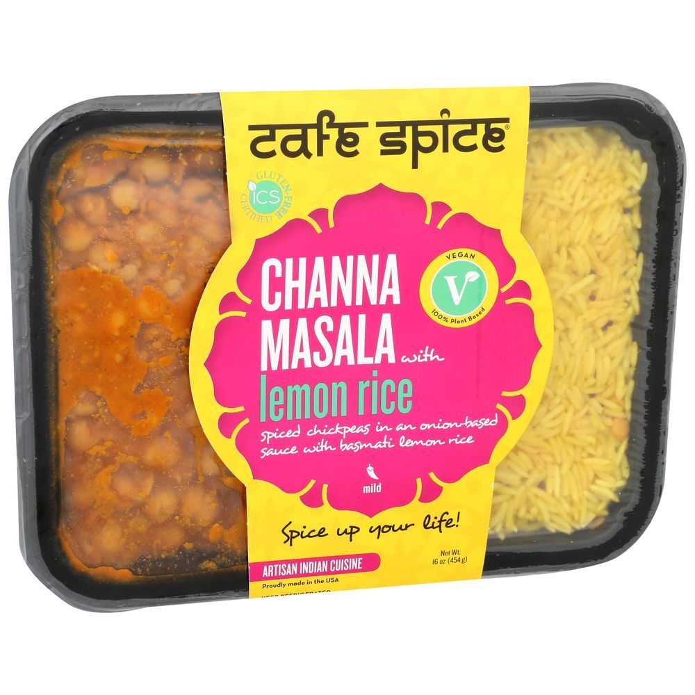 Cafe Spice Channa Masala With Lemon Rice, 16 Ounce -- 6 Per Case