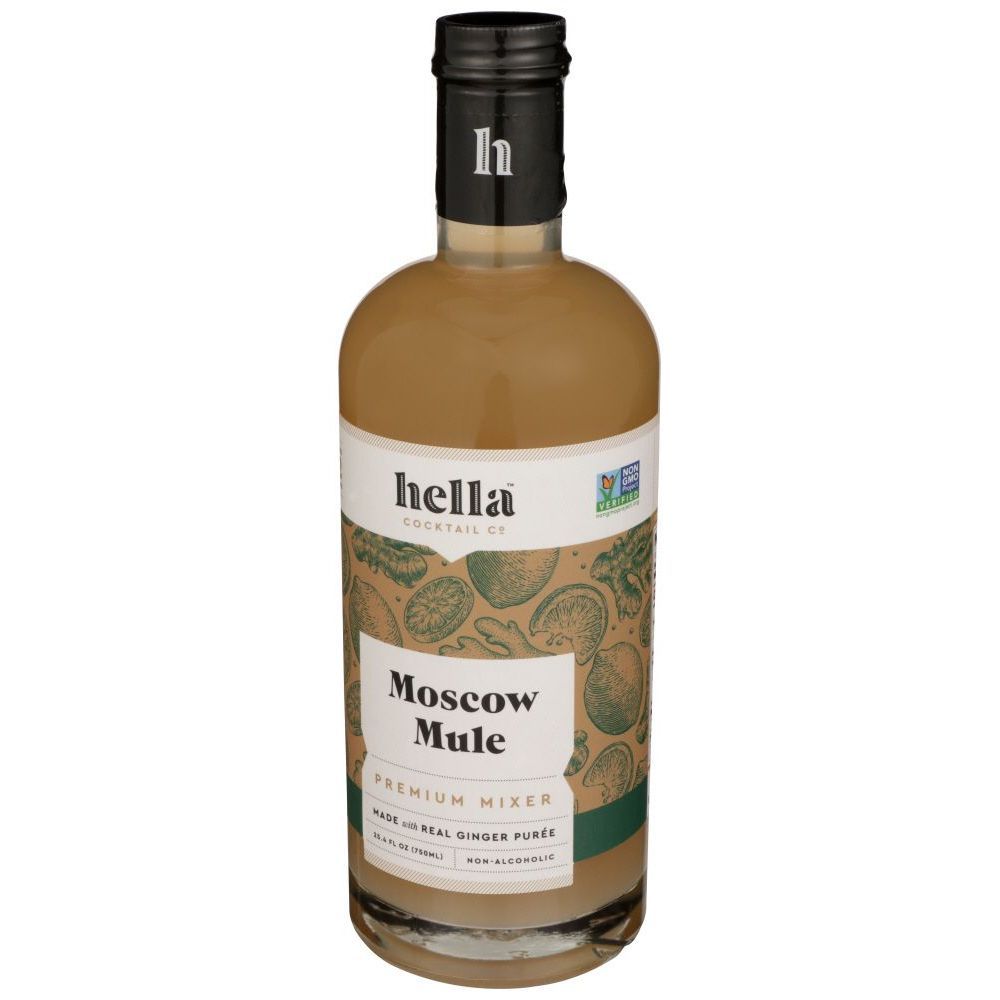 Hella Cocktail Moscow Mule Premium Mixer, 25.4 Fluid Ounce -- 6 Per Case