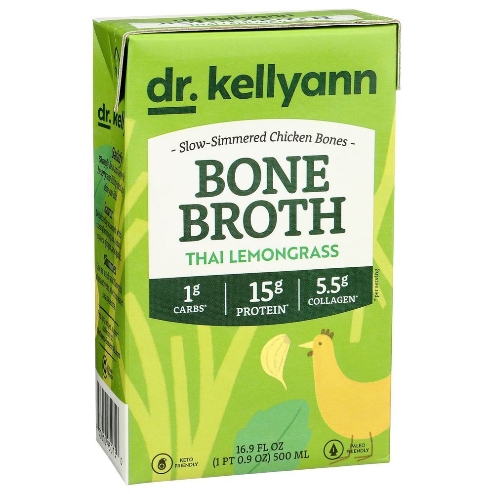 Dr. Kellyann Thai Lemongrass Bone Broth, 16.9 Fluid Ounce -- 6 Per Case