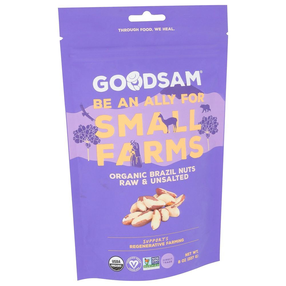 Goodsam Organic Raw And Unsalted Brazil Nuts, 8 Ounce -- 8 Per Case