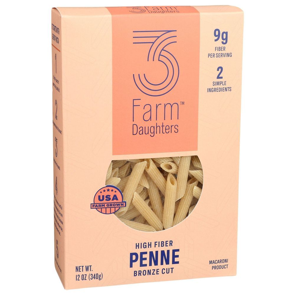 3 Farm Daughters Penne Pasta, 12 Ounce -- 8 Per Case