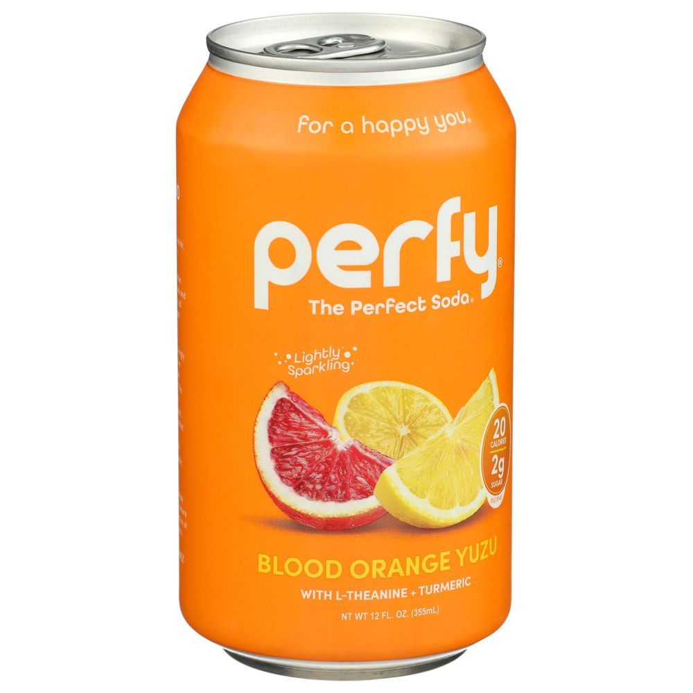 Perfy Blood Orange Yuzu Soda, 12 Fluid Ounce -- 12 Per Case
