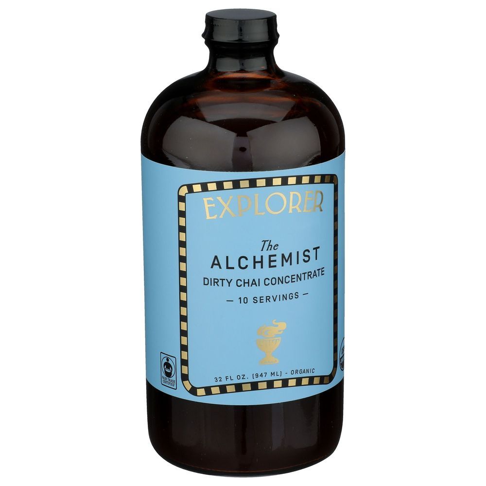 Explorer The Alchemist Dirty Pice Chai Cold Brew Tea Concentrate, 32 Fluid Ounce -- 6 Per Case