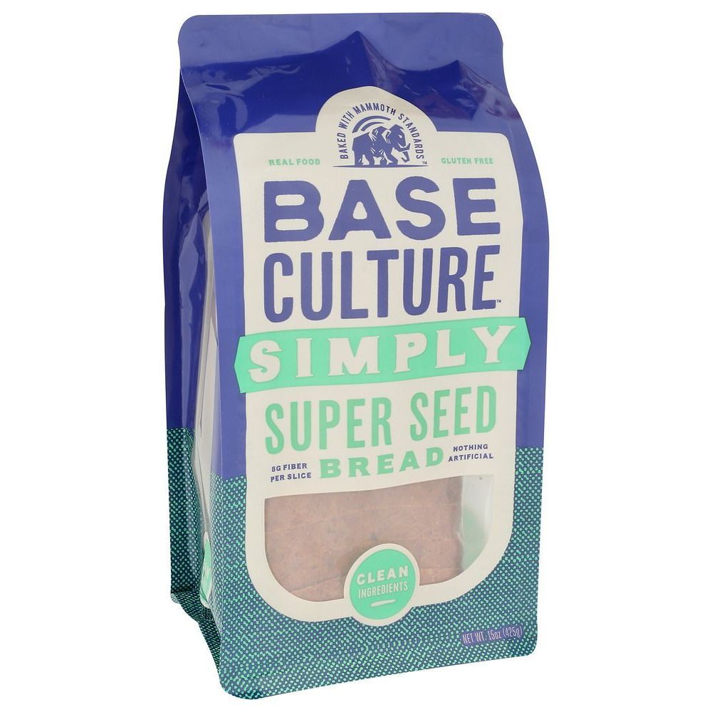 Base Culture Simply Super Seed Bread, 15 Ounce -- 6 Per Case