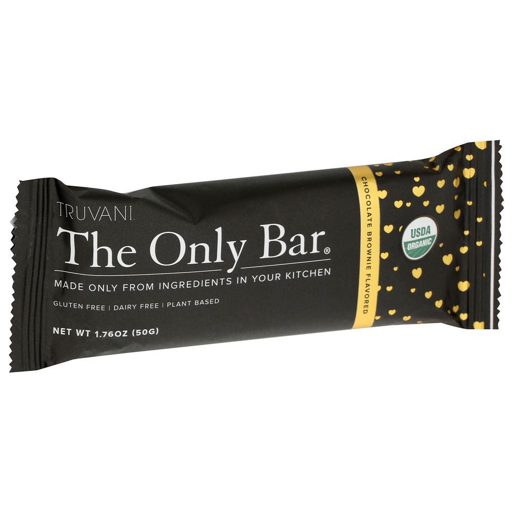 Truvani Organic Chocolate Brownie Bar, 1.76 Ounce -- 12 Per Case