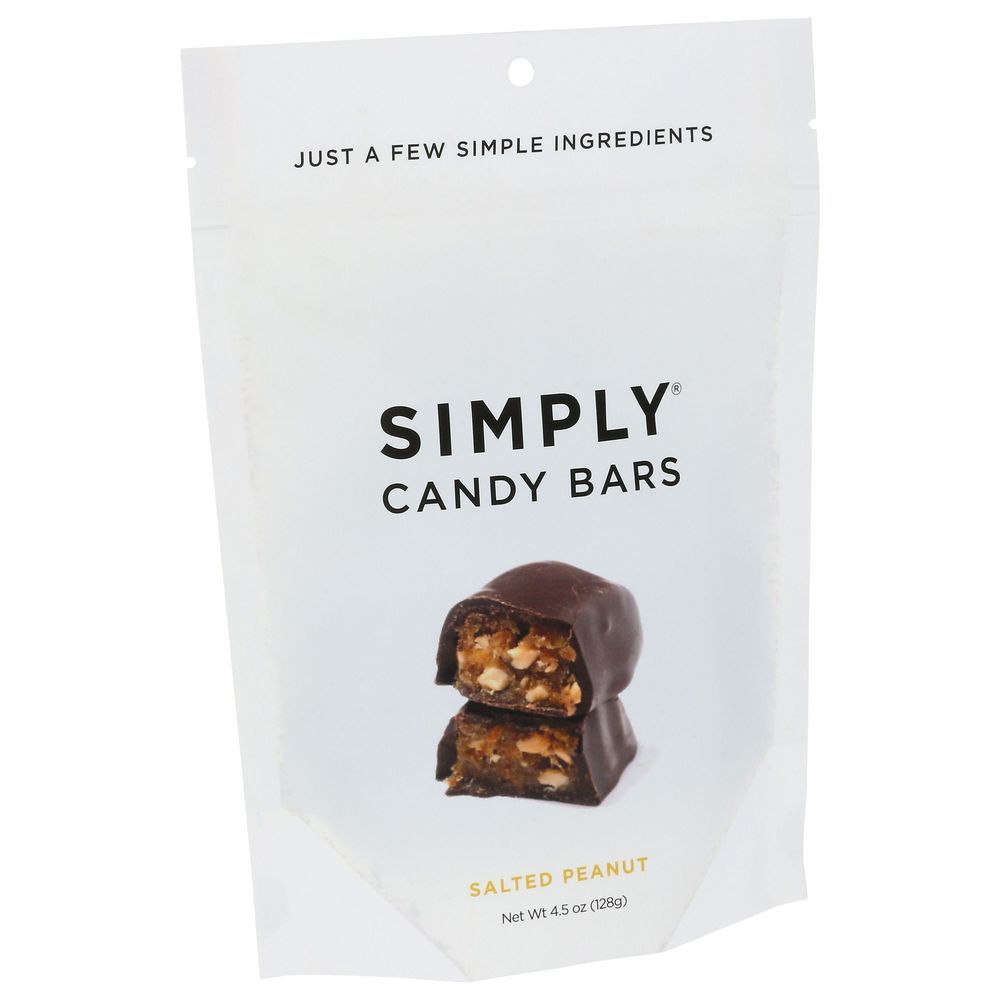 Simply Gum Salted Peanut Chocolate Candy Bar, 4.5 Ounce -- 6 Per Case