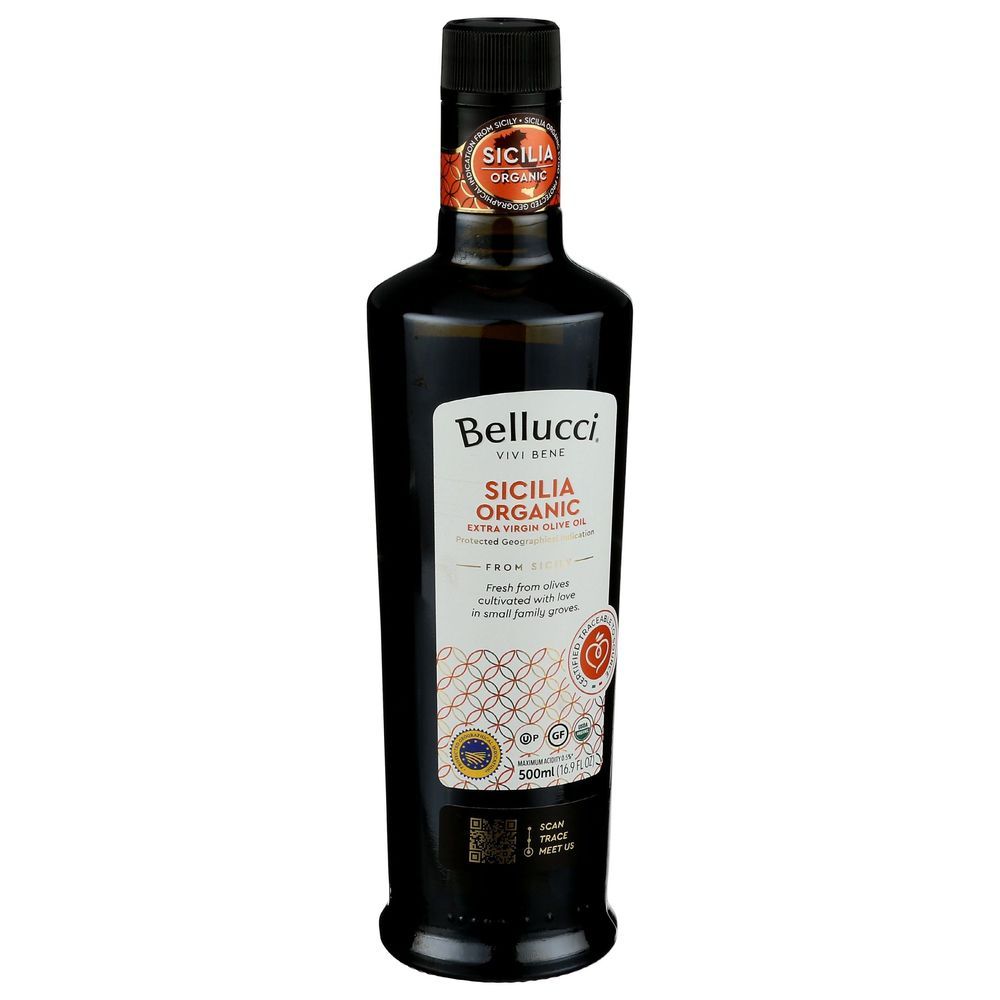 Bellucci Premium Sicily Extra Virgin Olive Oil, 500 Ml -- 6 Per Case