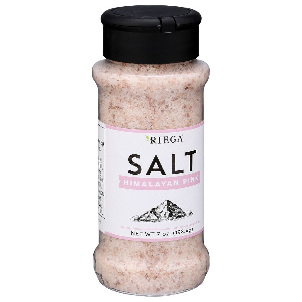 Riega Himalayan Pink Salt, 7 Ounce Shaker -- 6 Per Case
