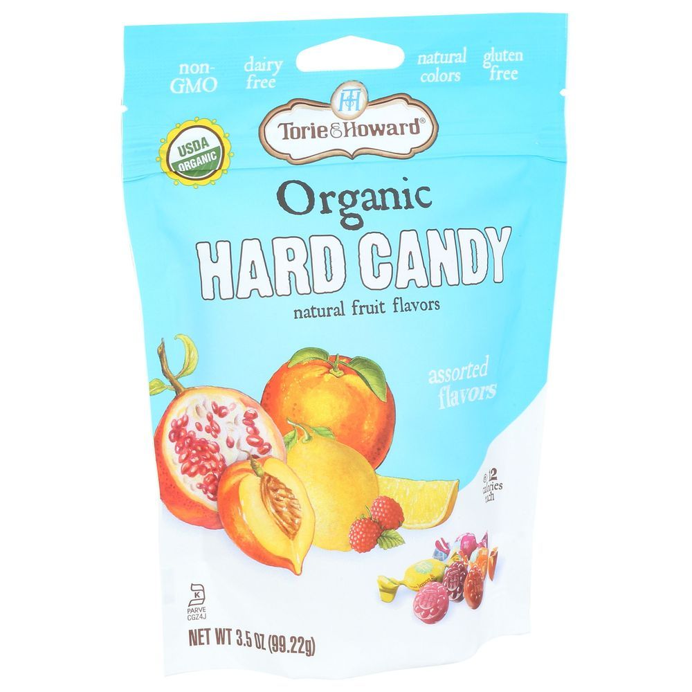Torie & Howard Organic Assorted Hard Candy, 3.5 Ounce -- 6 Per Case