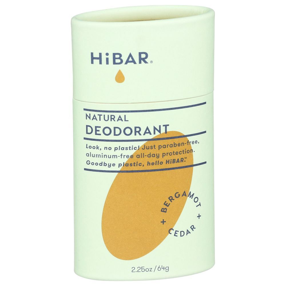 Hibar Bergamot And Cedar Deodorant, 2.25 Ounce