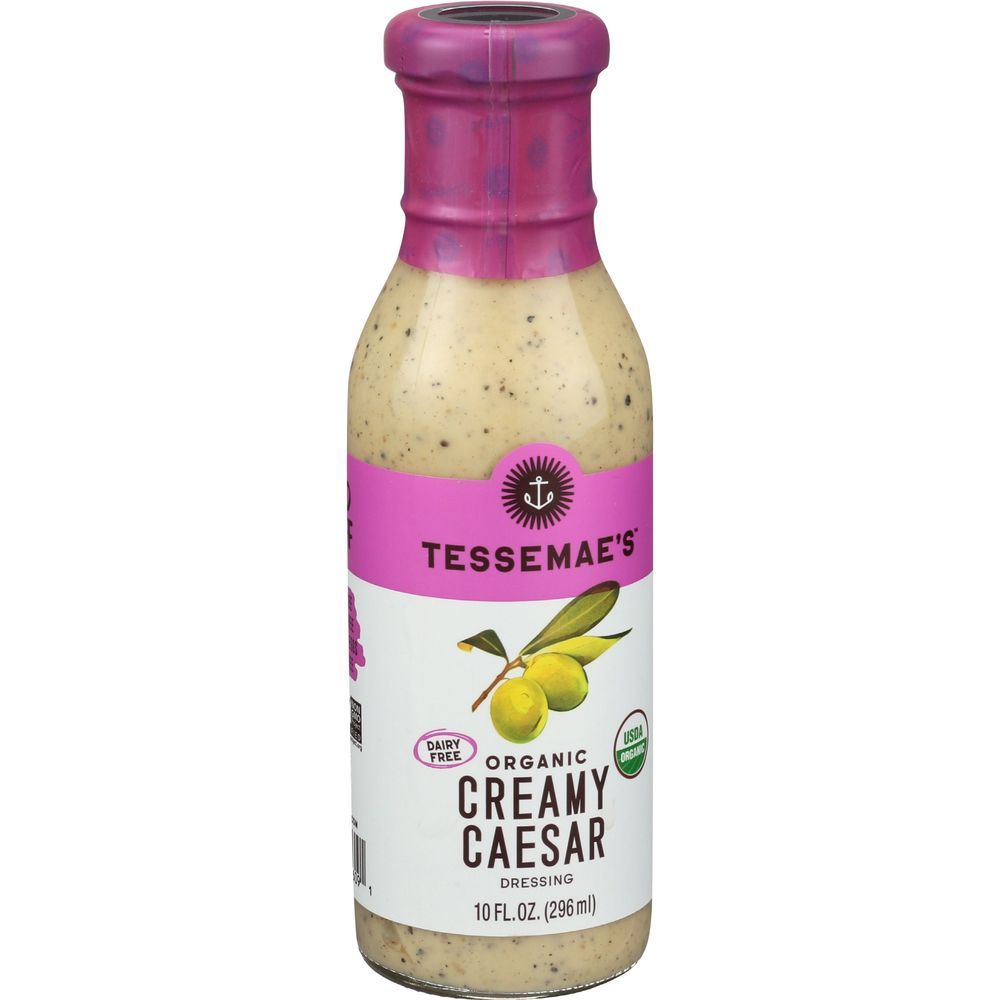Tessemae's Organic Creamy Caesar Dressing, 10 Ounce -- 6 Per Case