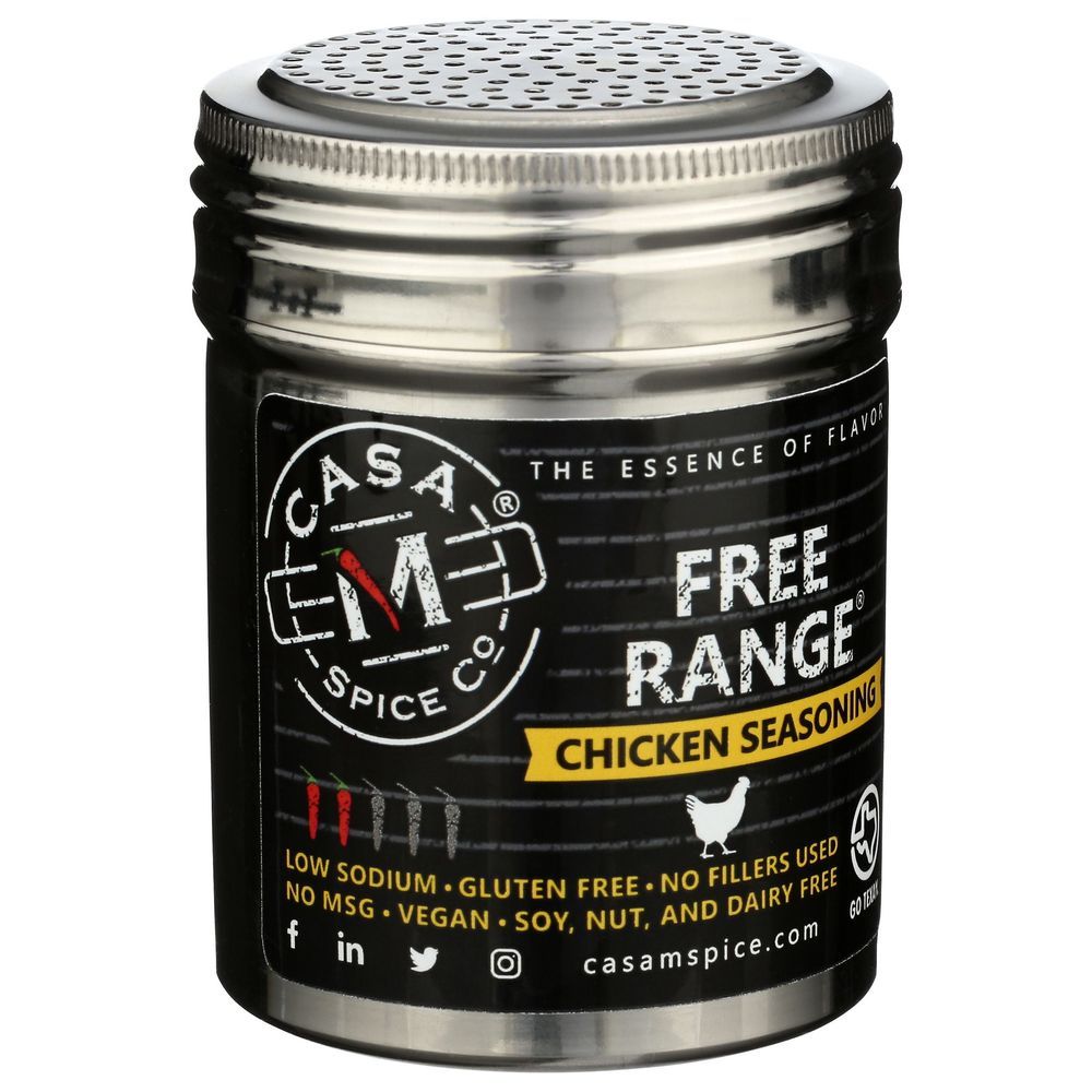 Casa M Spice Co Free Range Chicken Seasoning, 5.5 Ounce -- 6 Per Case