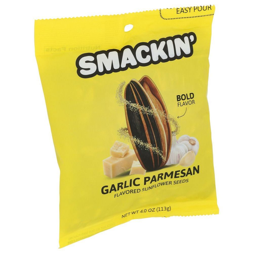 Smackin Garlic Parmesan Sunflower Seeds, 4 Ounce -- 12 Per Case