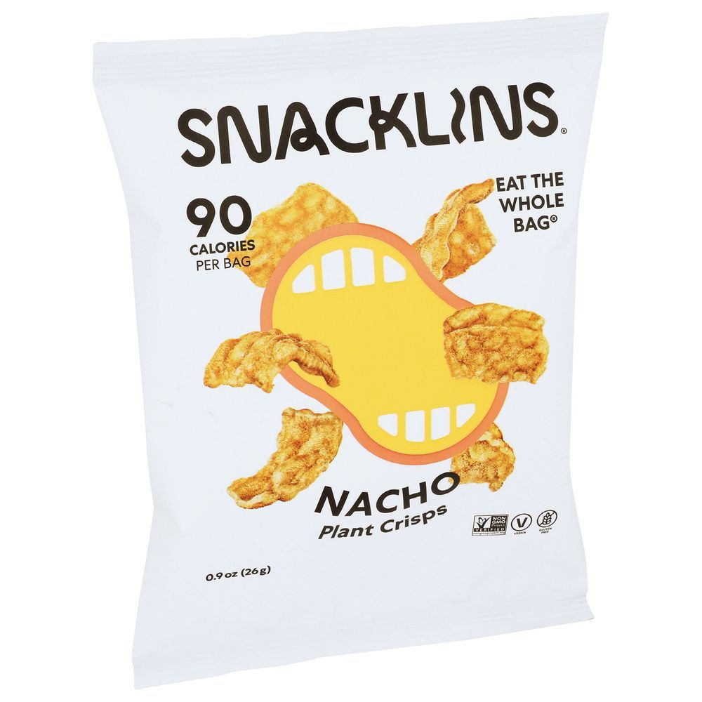 Snacklins Nacho Plant Crisps, 0.9 Ounce -- 12 Per Case