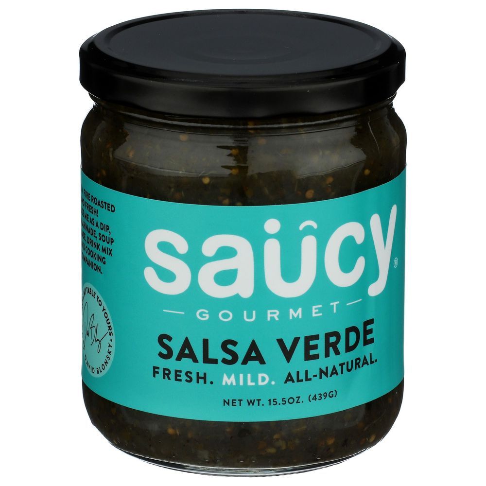 Saucy Gourmet Mild Salsa Verde, 15.5 Ounce -- 6 Per Case