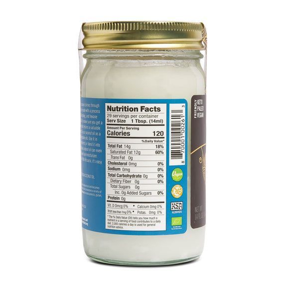 Artisana Organics Raw Virgin Coconut Oil, 14 Ounce -- 6 Per Case