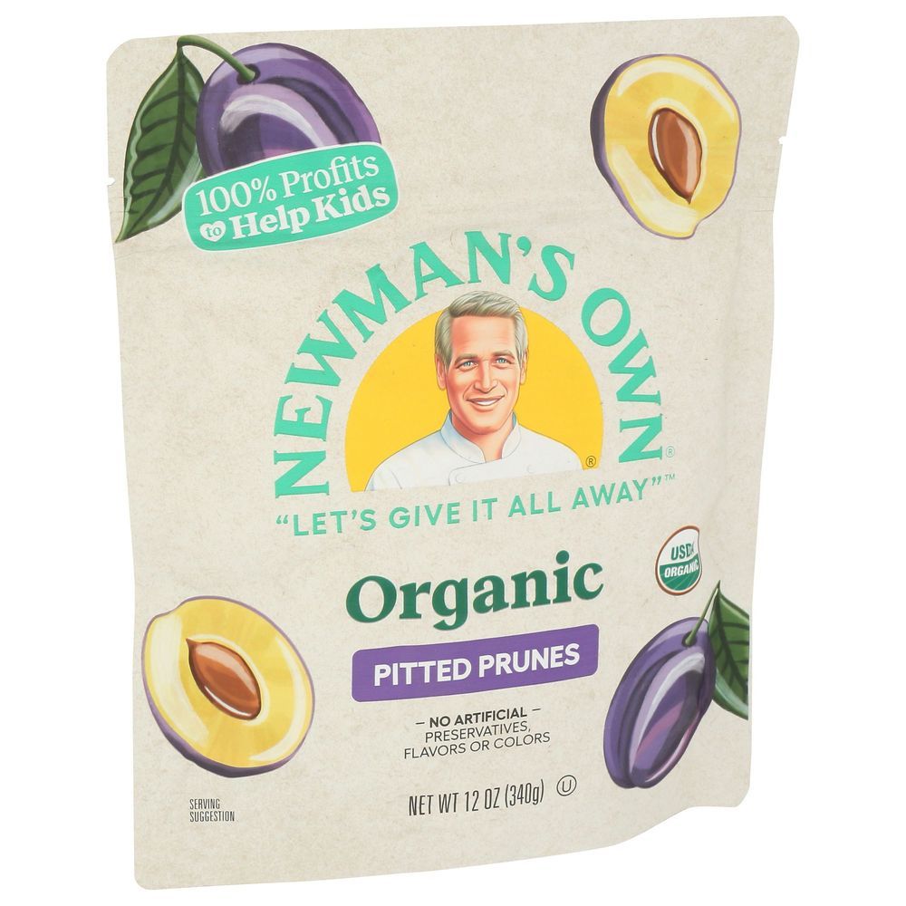 Newman's Own Organic Pitted Prunes, 12 Ounce -- 12 Per Case