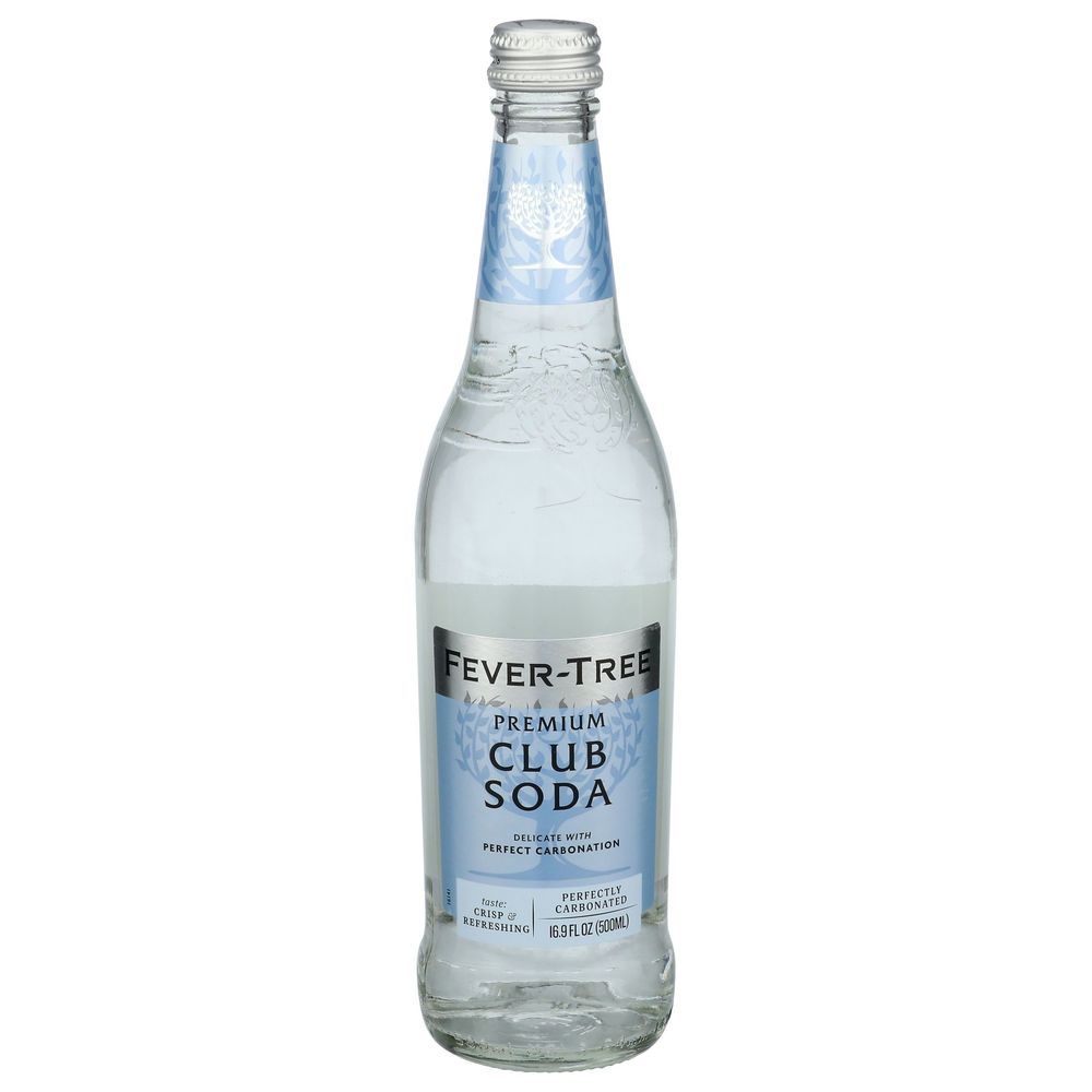 Fever Tree Premium Club Soda, 16.9 Fluid Ounce -- 8 Per Case
