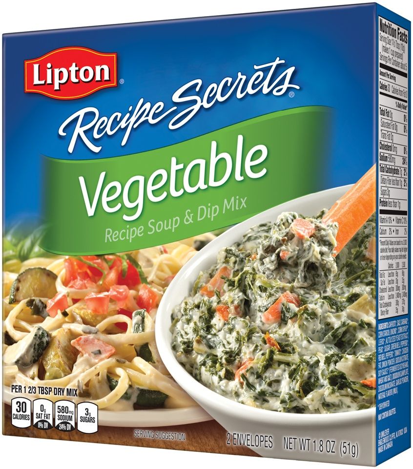 Lipton Savoury Spring Vegetable Recipe Mix, 1.8 Ounce -- 12 Per Case