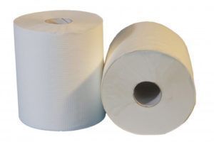 Princess Paper White Imperial Hard Wound Towel, 7.8 Inch X 600 Feet -- 12 Per Case