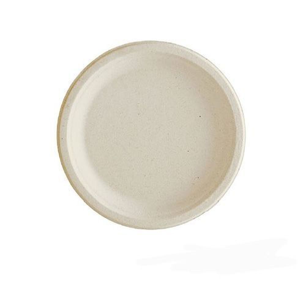 Premier Essential Bagasse Kraft Molded Fiber Plate, 10 Inch -- 500 Per Case
