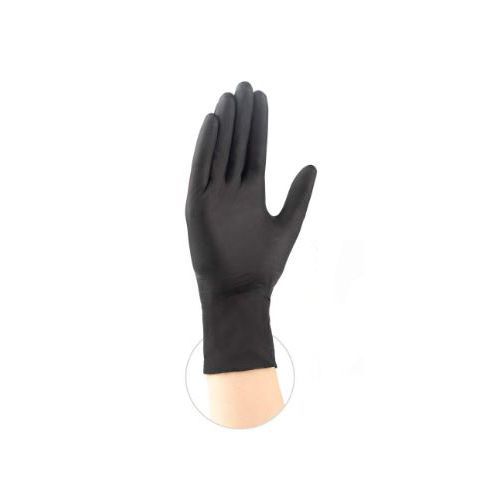 Safehand Nitrile Black X Large Powder Free Medical Grade Gloves -- 1000 Per Case