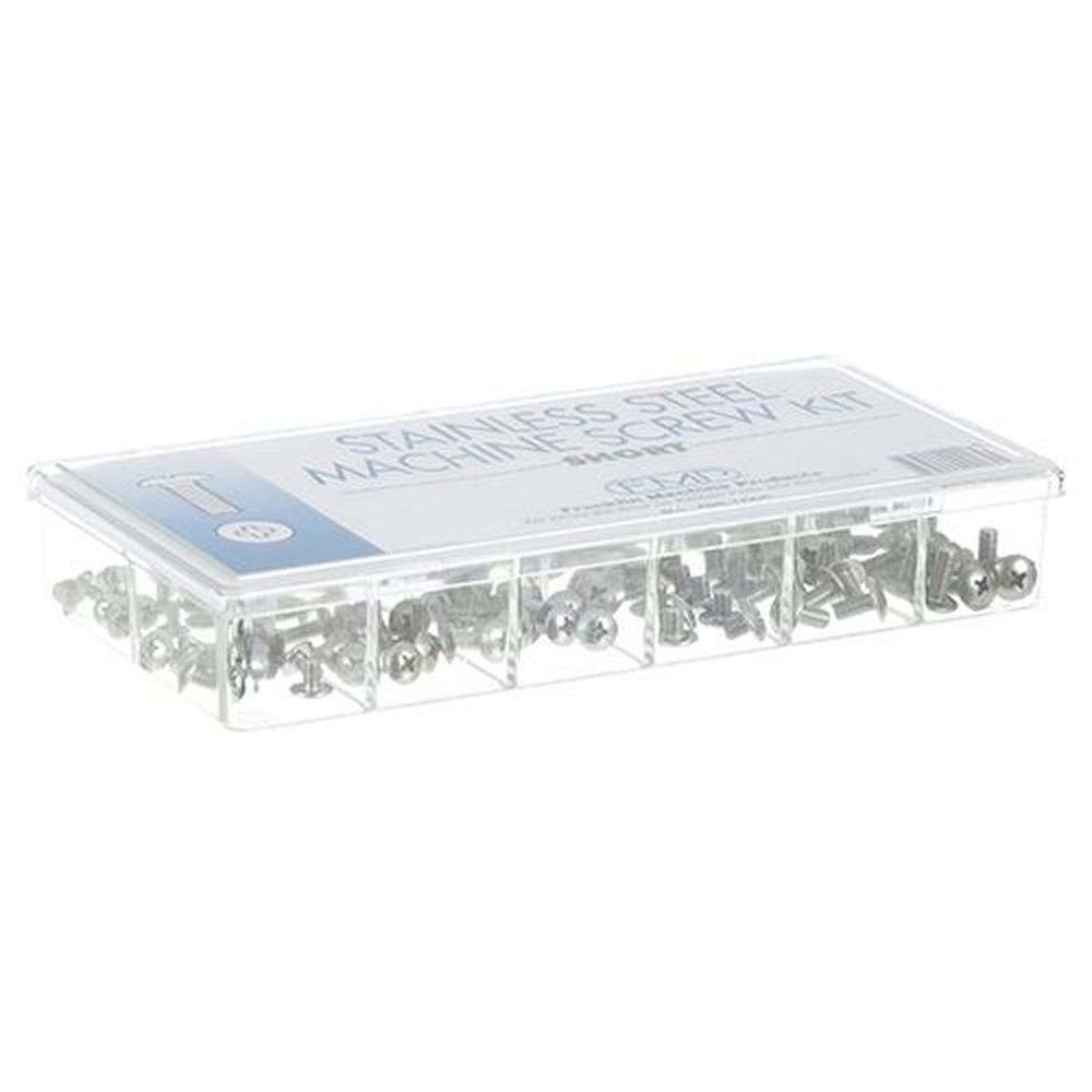 Allpoints All851354 Short Length Stainless Steel Machine Screw Kit