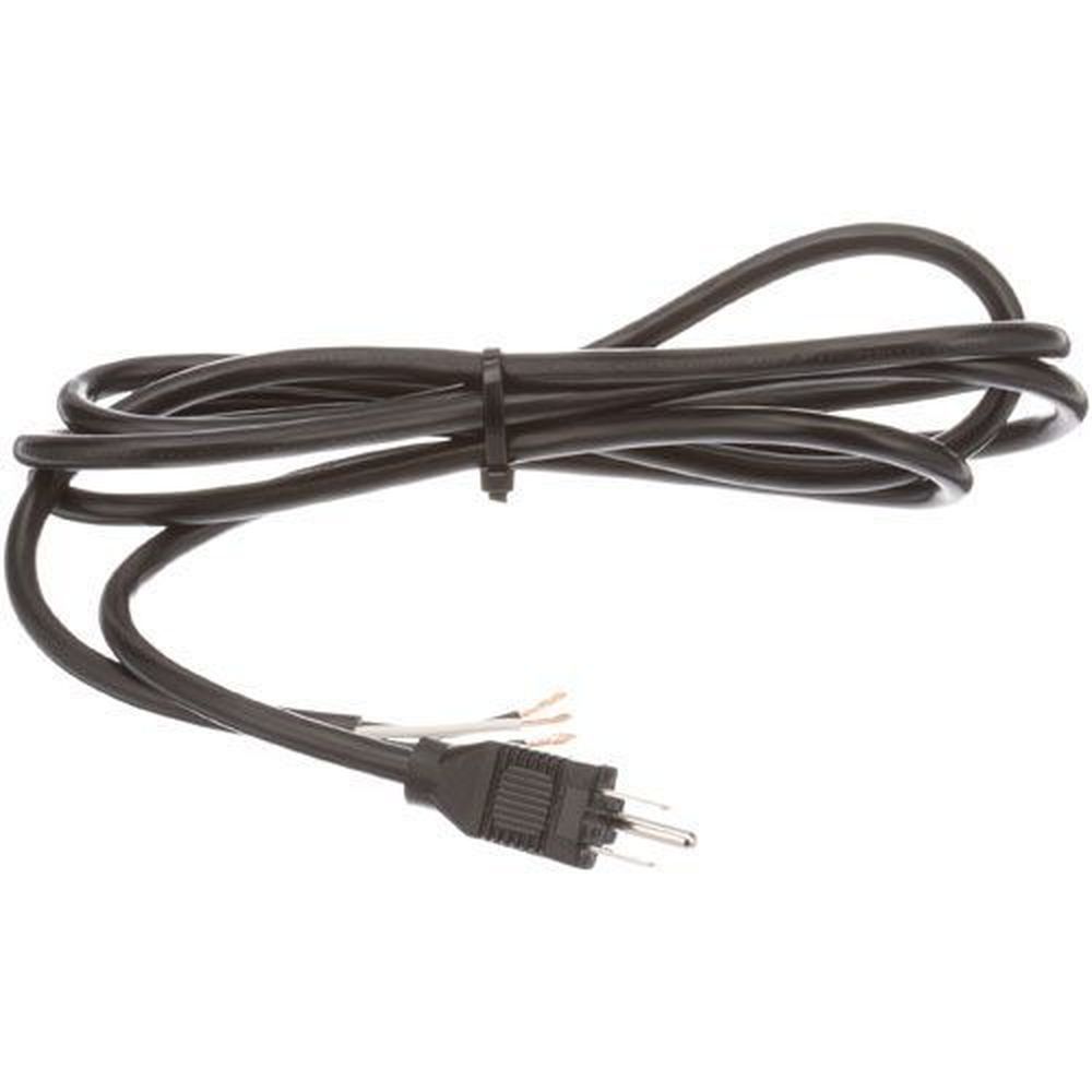 Globe 125 Volts 13 Amps 16 Gauge 3 Wire Power Cord Set For Globe Part Number 1323, 8 Feet