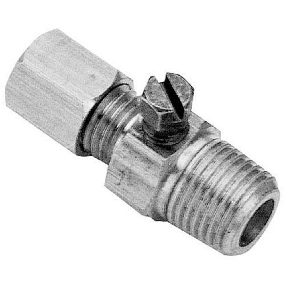Royal Range Pilot Adjustment Valve For Royal Range Part Number 1120, 1/8 Inch Mpt X 3/16 Inch Cct
