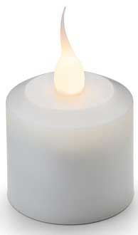 Hollowick Nexis Candlelight Led Flameless Rechargeable Magnetic Tealight Candle, 2.3 X 1.4 X 1.4 Inch