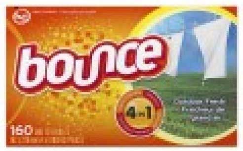 Bounce Outdoor Fresh Fabric Softener Dryer Sheets, 160 Count -- 6 Per Case