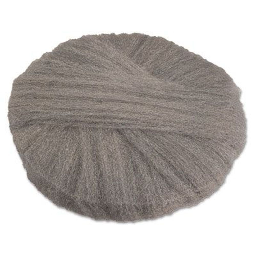Gmt Gray Grade 2 Coarse Radial Steel Wool Pad, 20 Inch Diameter -- 12 Per Case